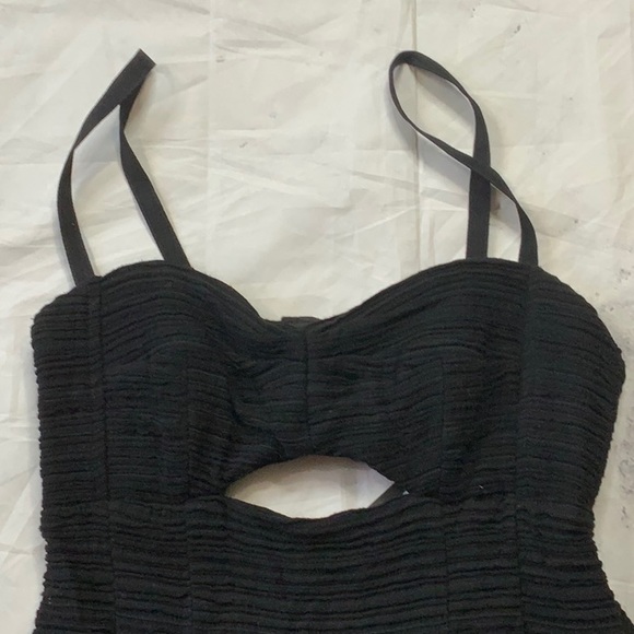 NANETTE LEPORE cut out NWT shirred stretch lined LBD - Picture 9 of 14